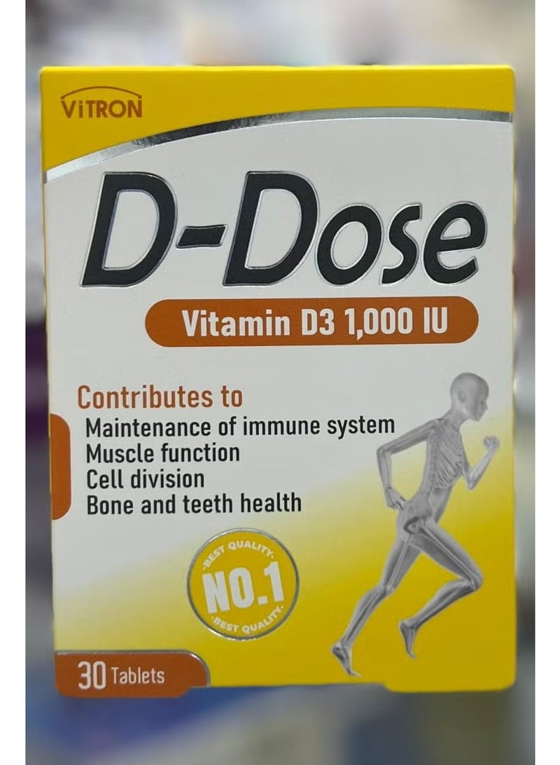 D-DOSE VIT D3 1000 IU TABLETS 30S